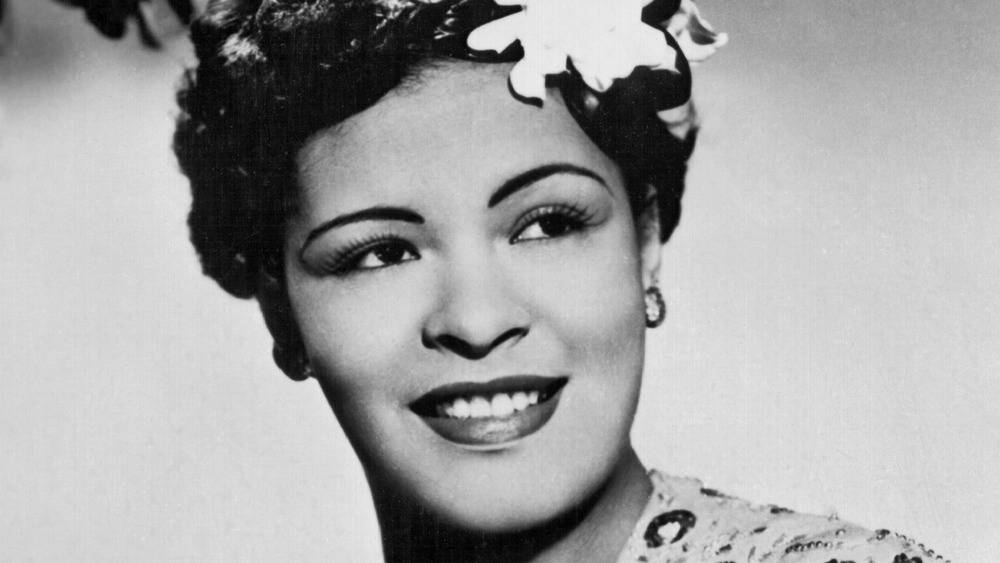 Smiling Billie Holiday Wallpaper