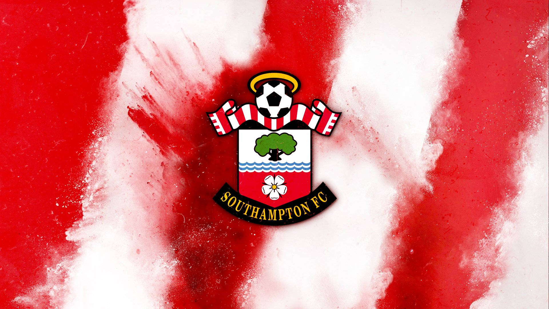 Smokey Southampton Fc Logo Wallpaper