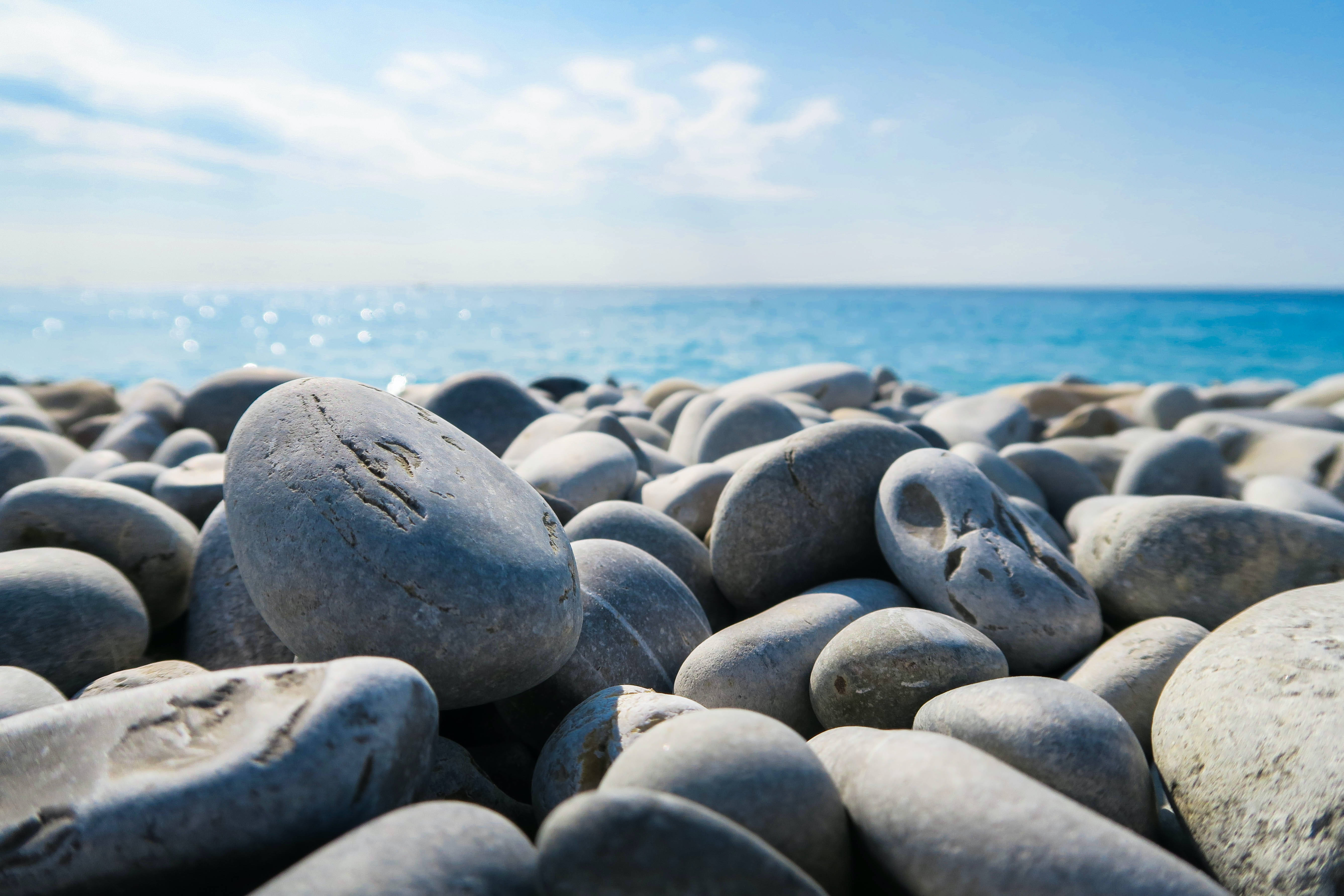 Smooth Rocks 1920x1080 Hd Beach Desktop Wallpaper