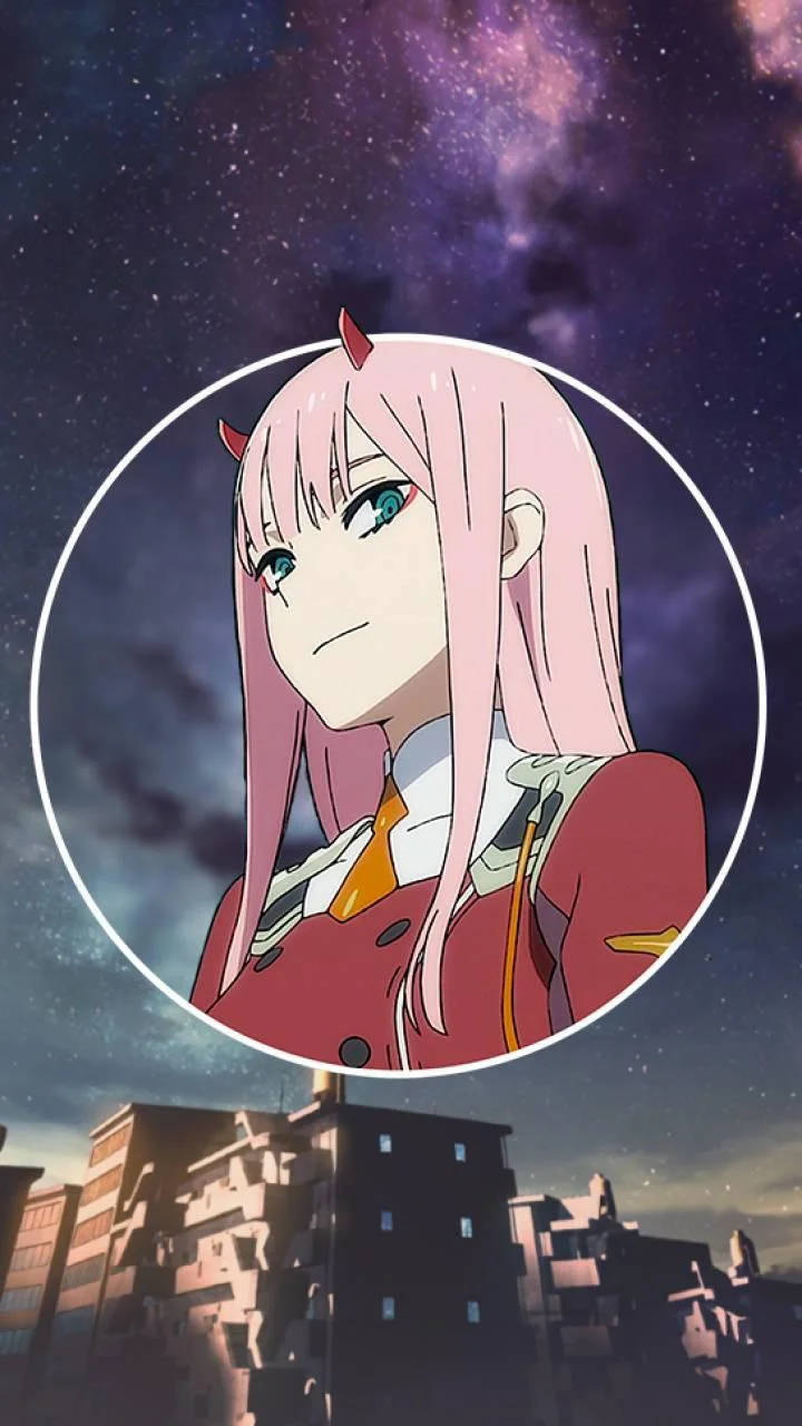 Smug Zero Two Phone Wallpaper