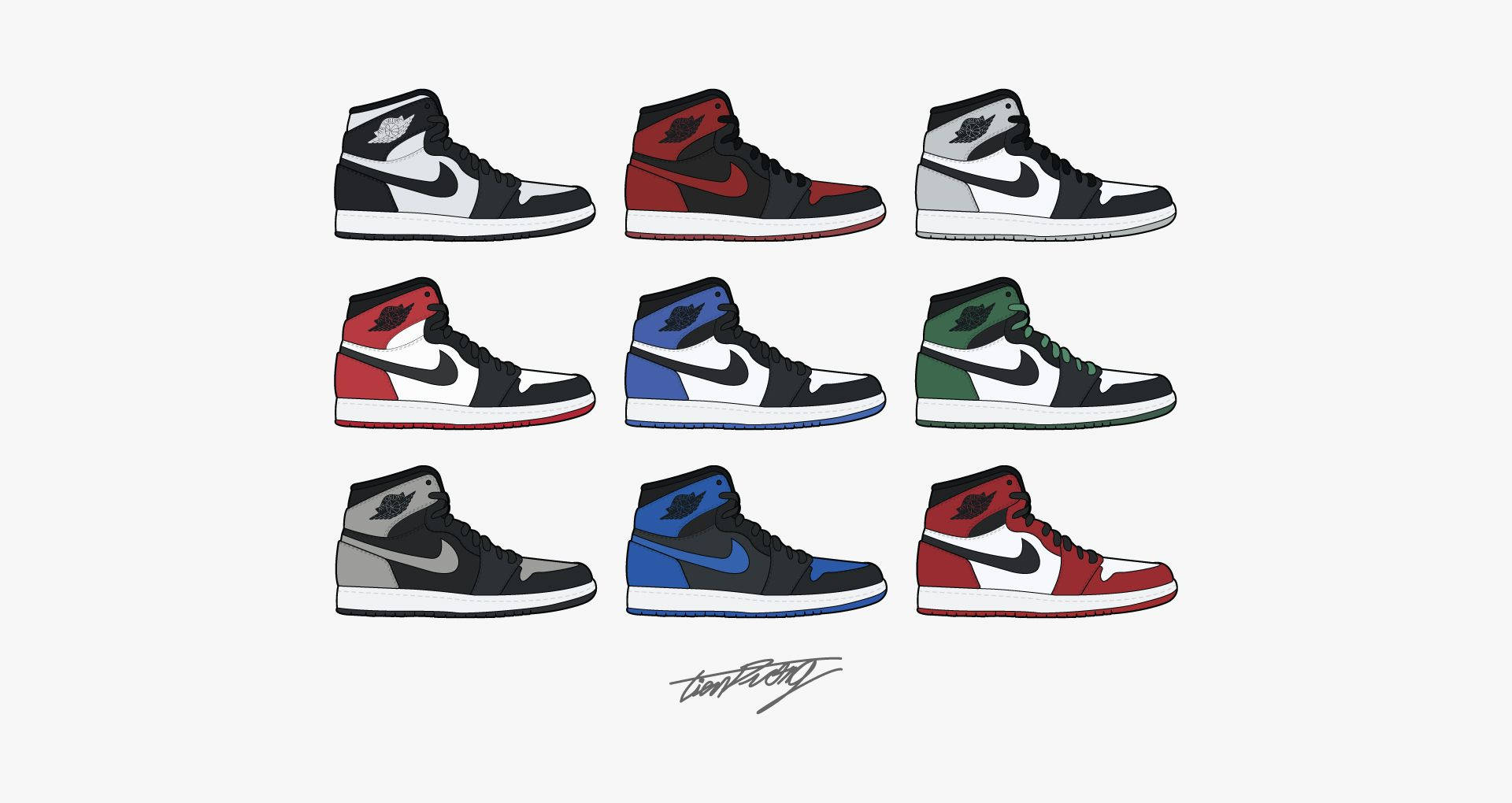 Nike jordan 1 wallpaper hotsell