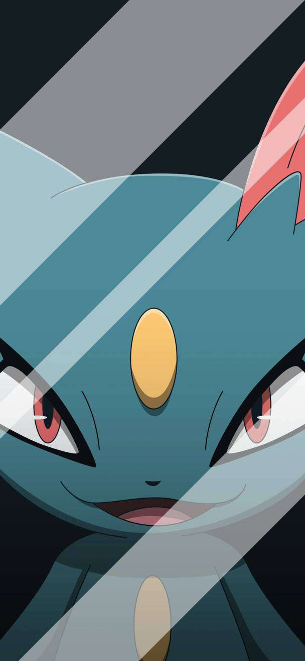 Sneasel Behind A Glass Screen Wallpaper