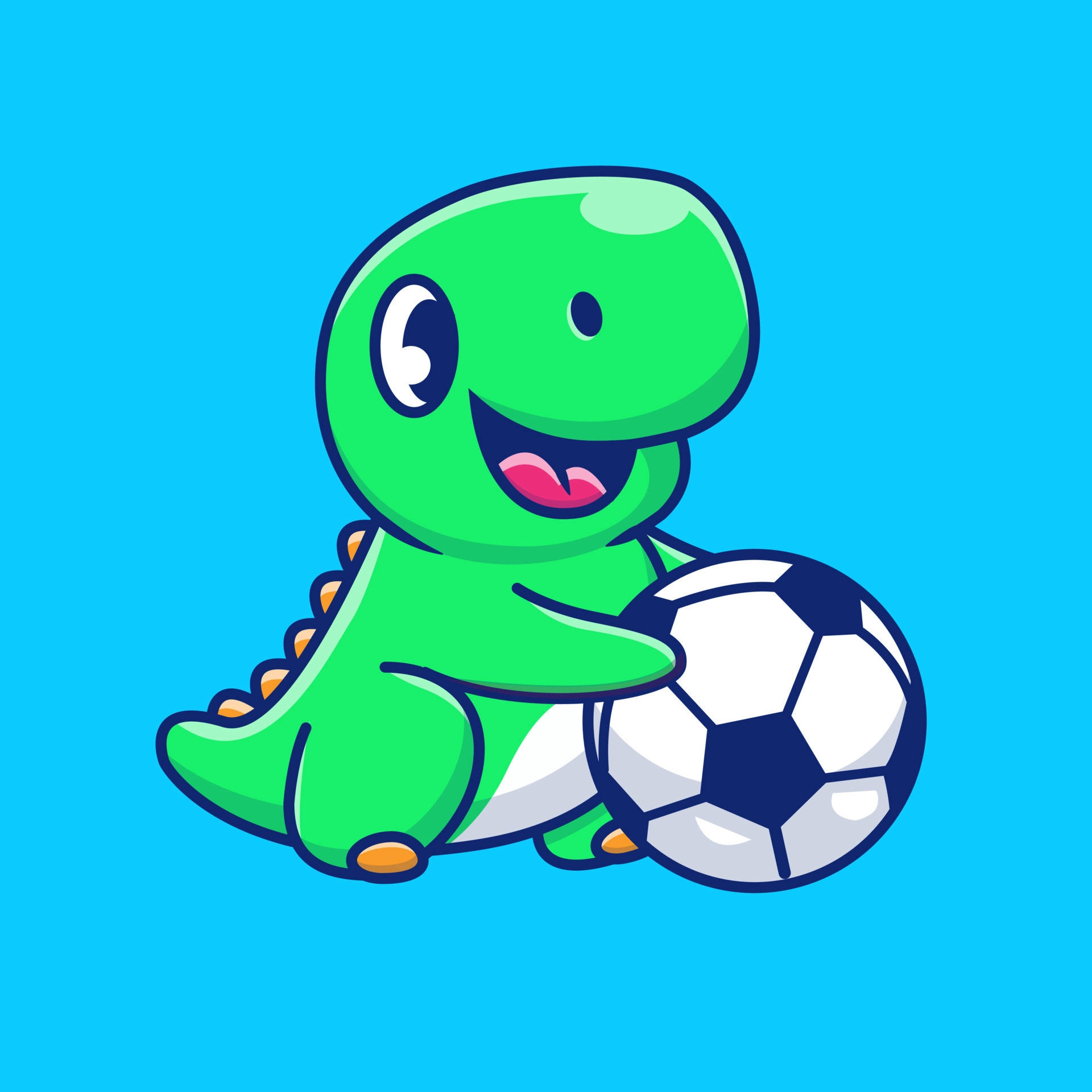 Soccer Aesthetic Dino Wallpaper