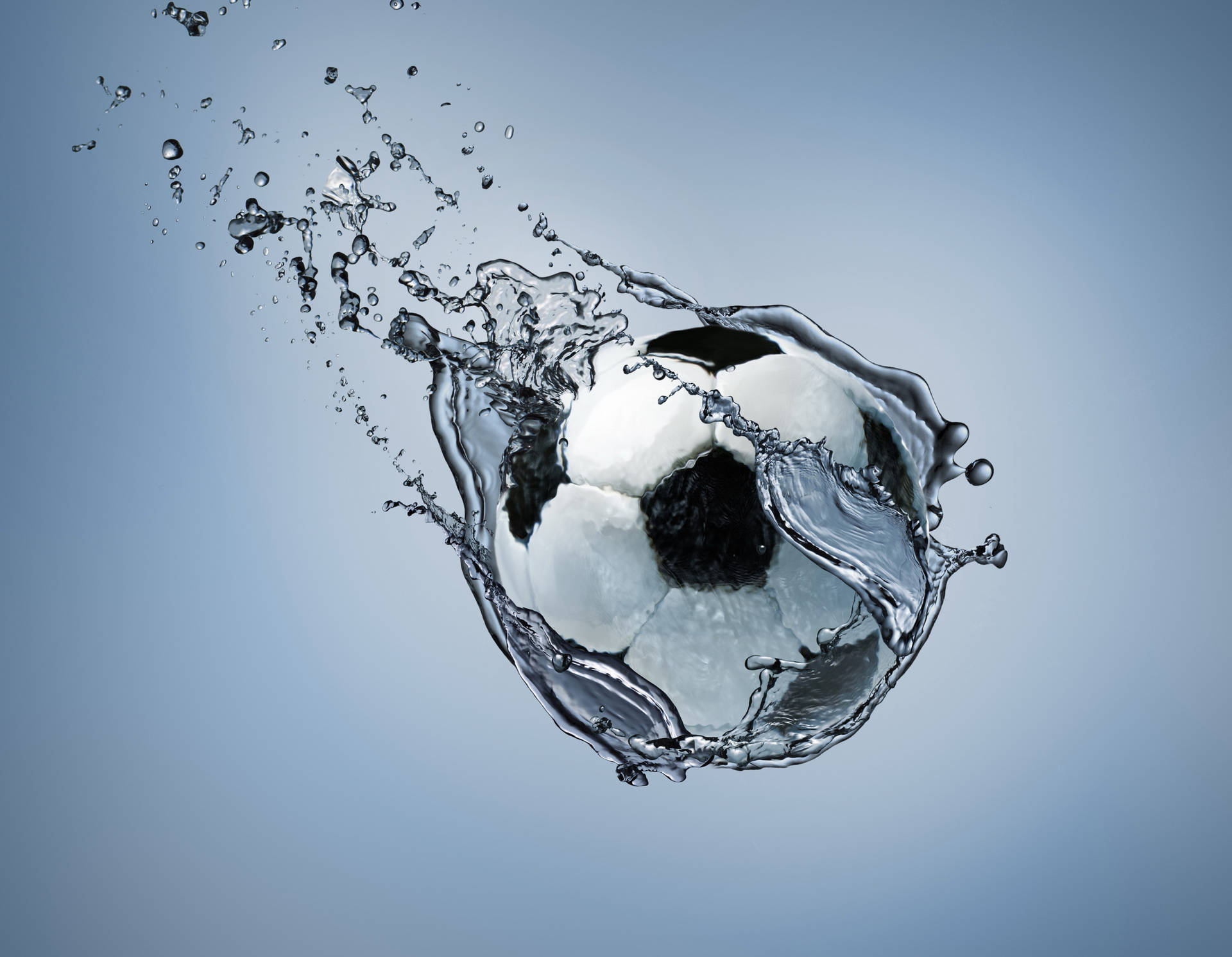 Soccer Football Underwater Wallpaper