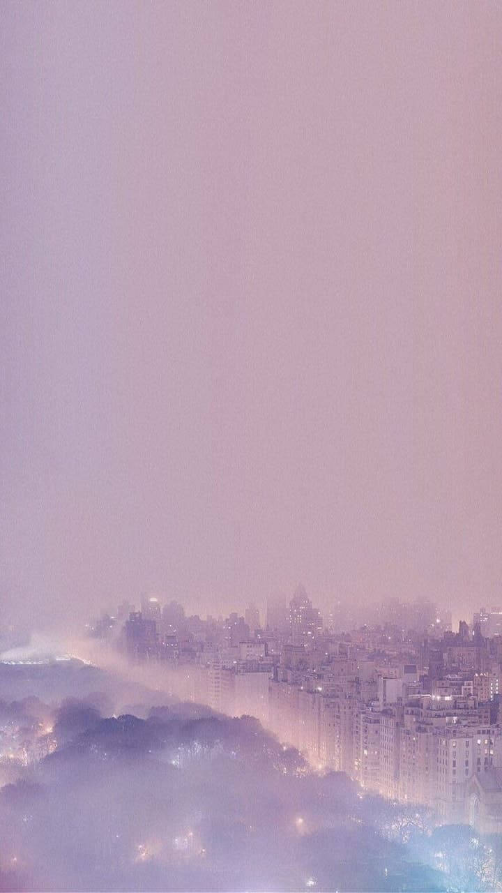 Soft Aesthetic Cityscape Wallpaper