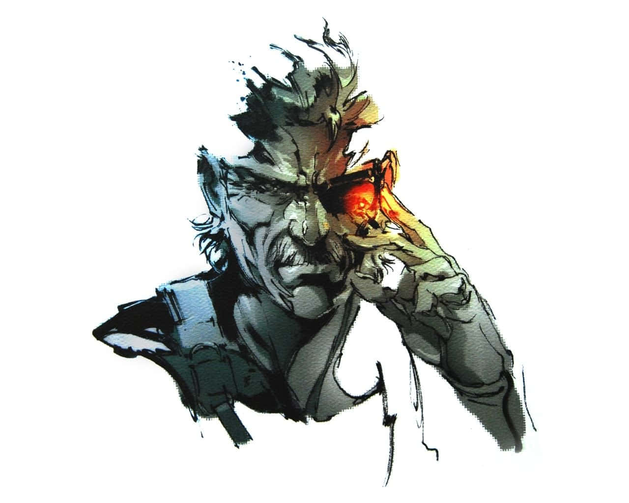Solid Snake Artistic Graphic Wallpaper