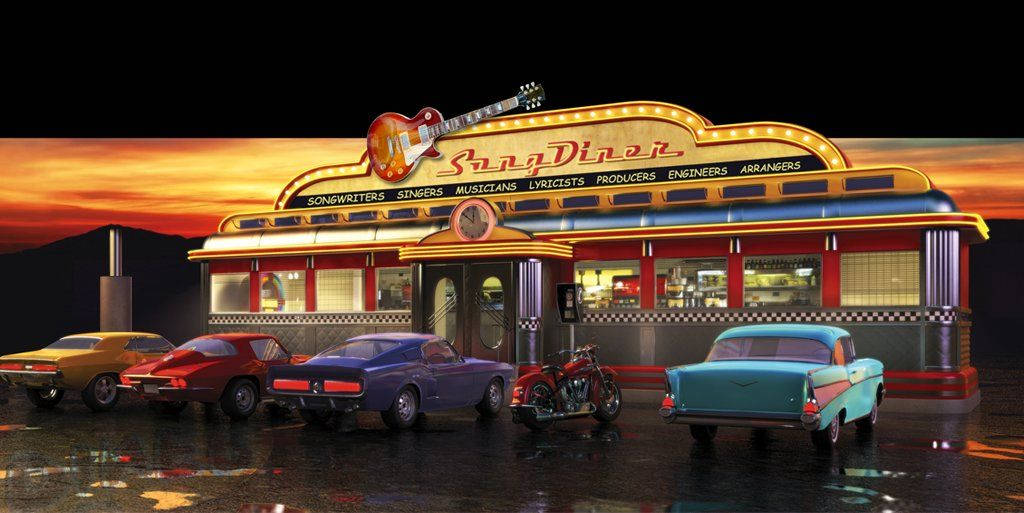 Song 50s Diner Wallpaper