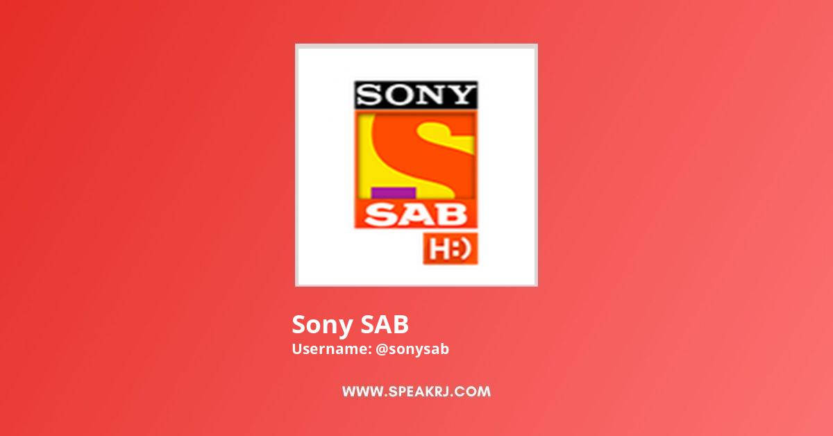 Sony Sab Logo On Red Wallpaper