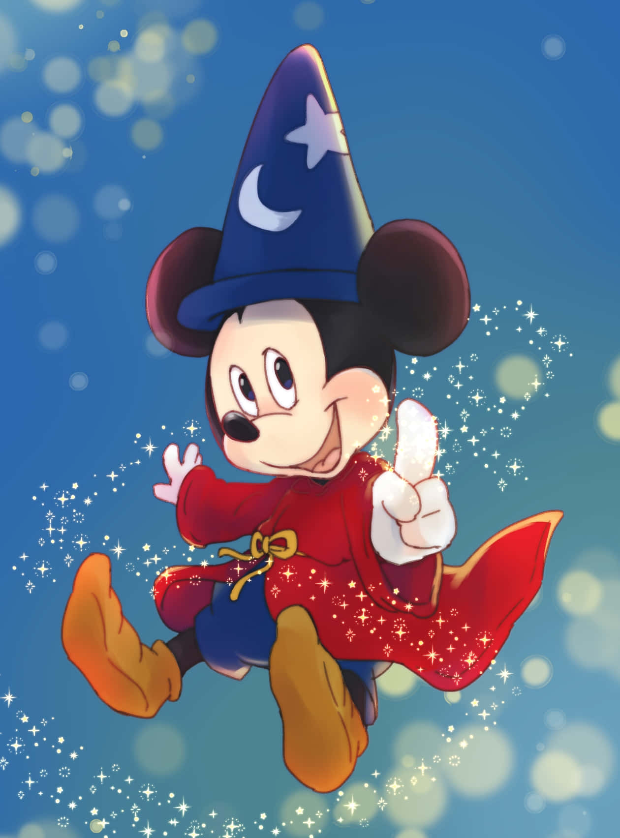 Sorcerer's Apprentice Mickey Wallpaper