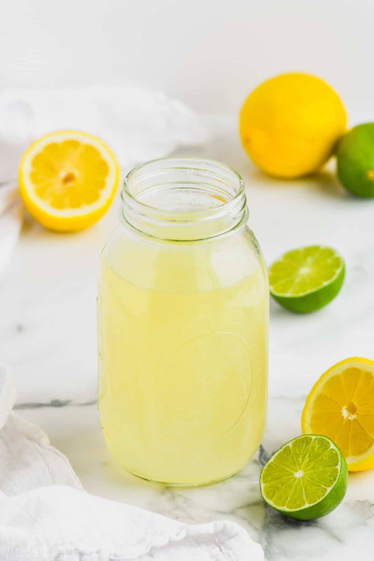 Sour Lime And Lemon Drink Wallpaper