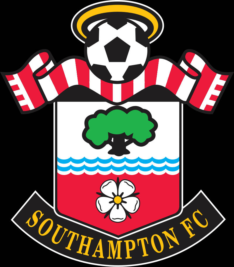 Southampton Fc Logo On White Wallpaper