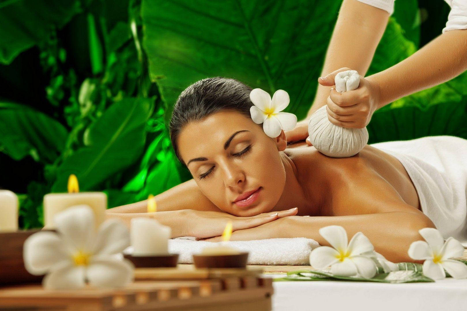 Spa Hot Compress Jasmine Aroma Therapy Wallpaper