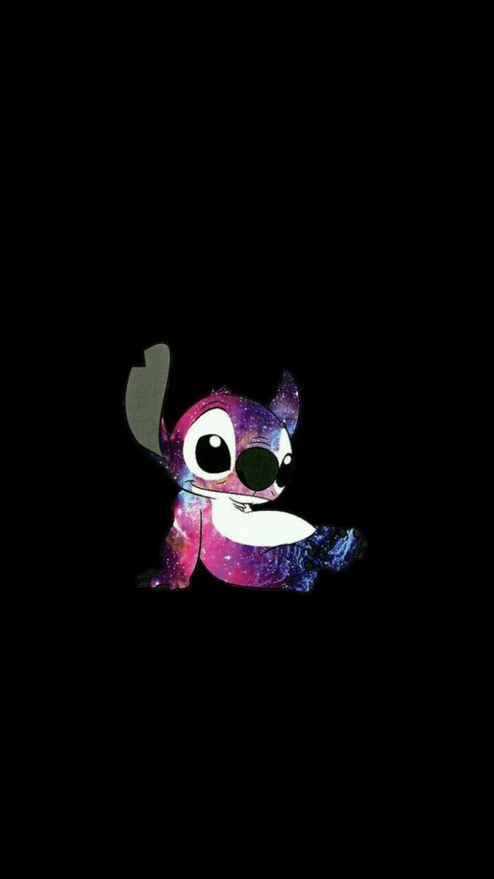 Space Colored Stitch Wallpaper