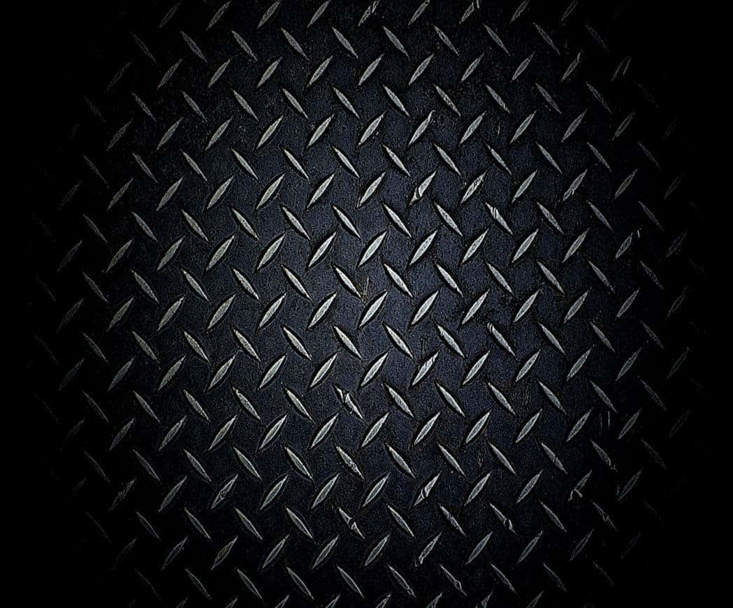 Sparkling And Silver Diamond Plate Textured Wall Wallpaper