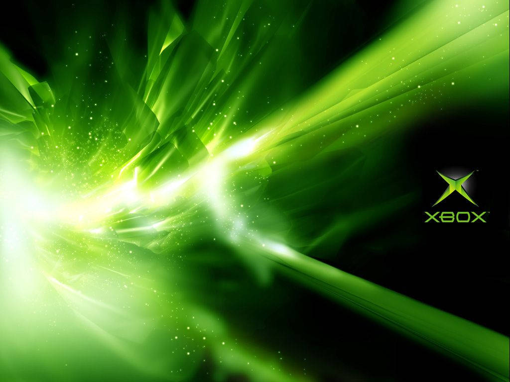 Sparkling Green Light Xbox Art Wallpaper