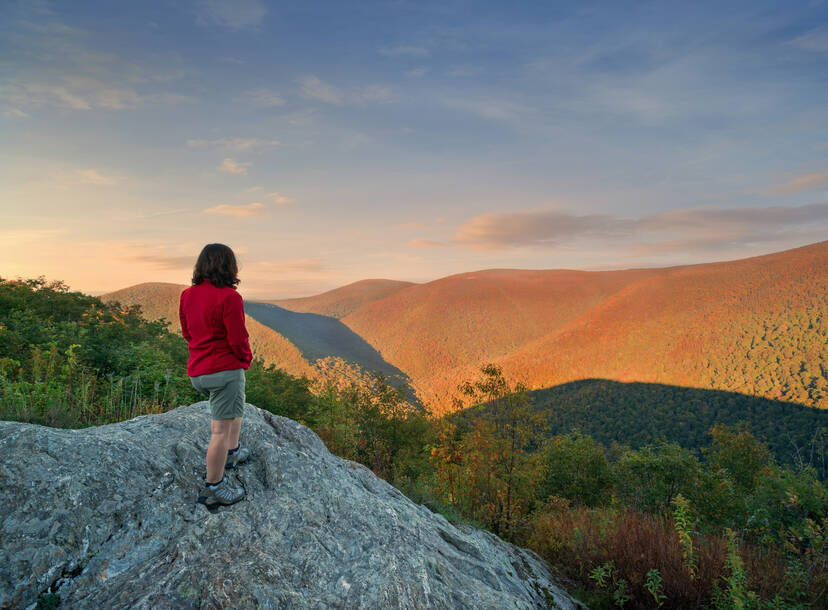 Spectacular Autumn Landscape In Massachusetts Wallpaper