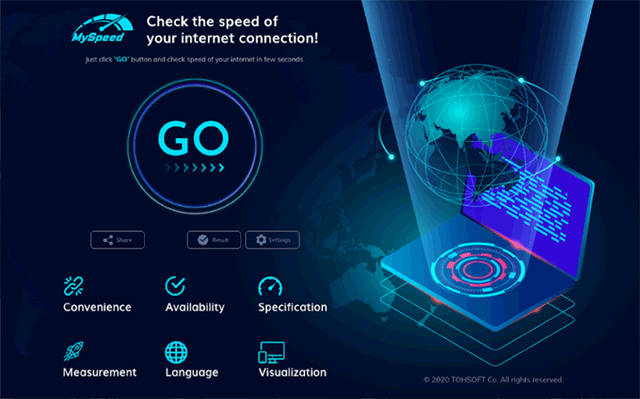 Speedtest Internet Futuristic Wallpaper