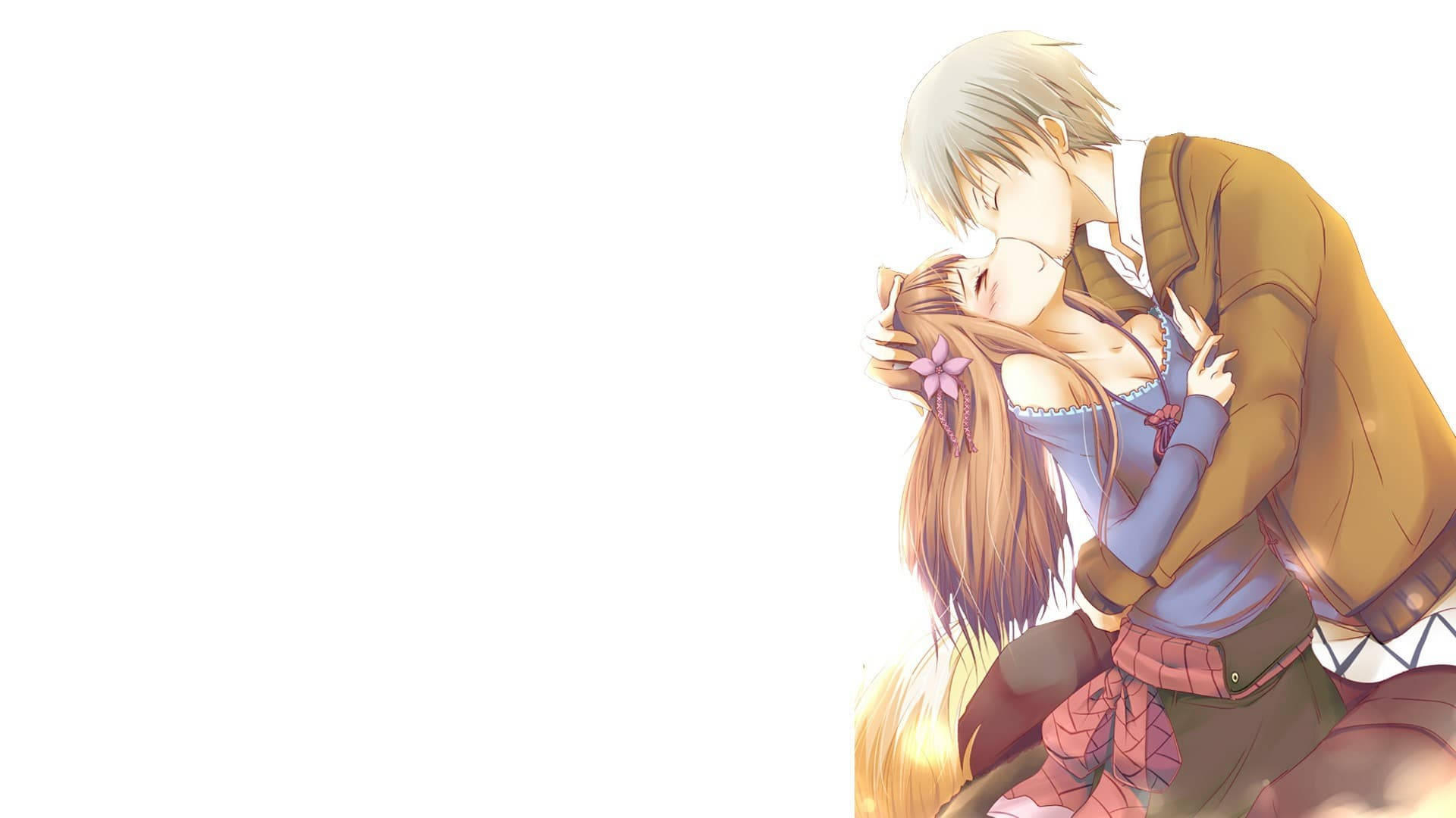 Spice And Wolf Kiss Wallpaper