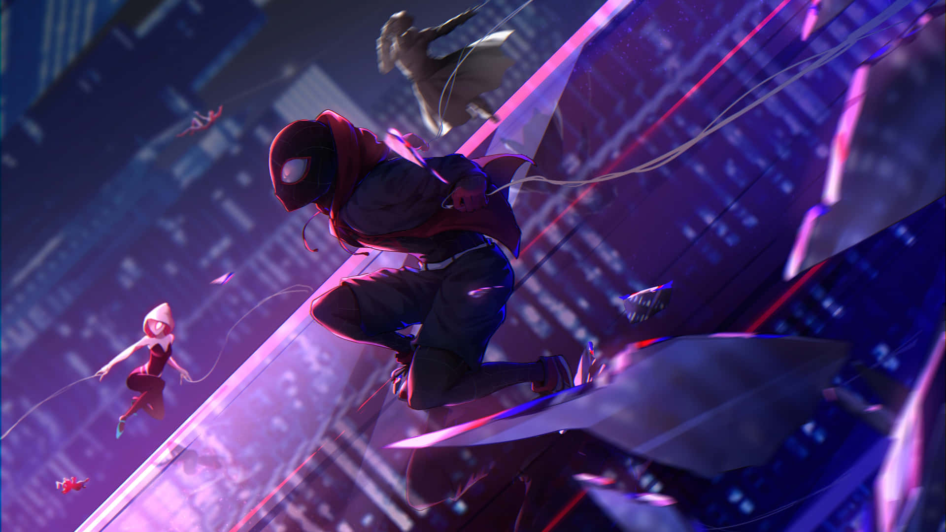 Spider man into the spider verse wallpaper 4k hotsell