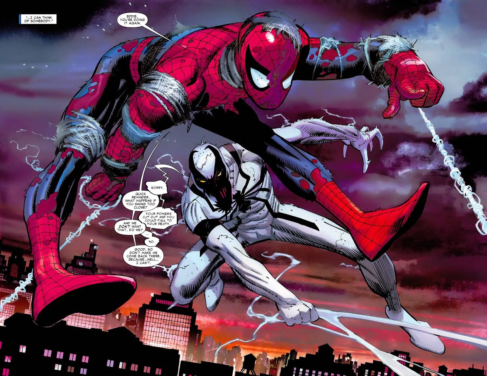 Spiderman Anti-venom New Ways To Die Wallpaper