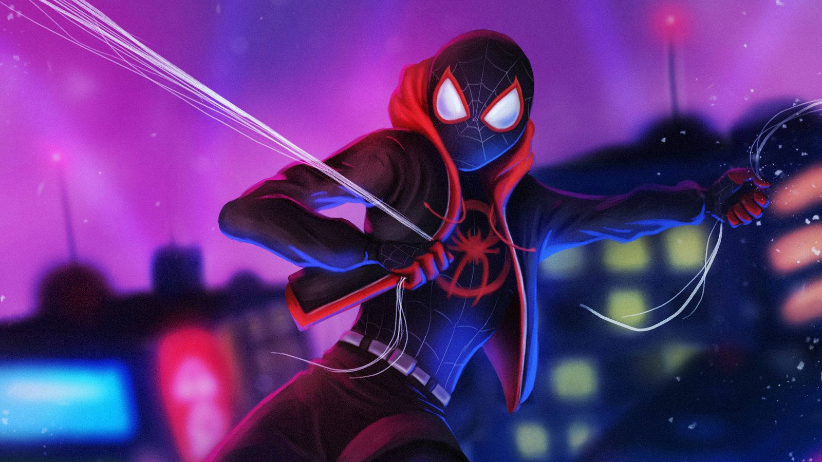 Spiderman Spider-verse Fan Art Wallpaper