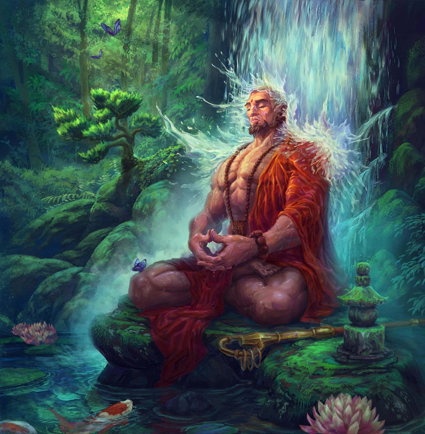 Spiritual Meditation 1422 X 1450 Wallpaper Wallpaper