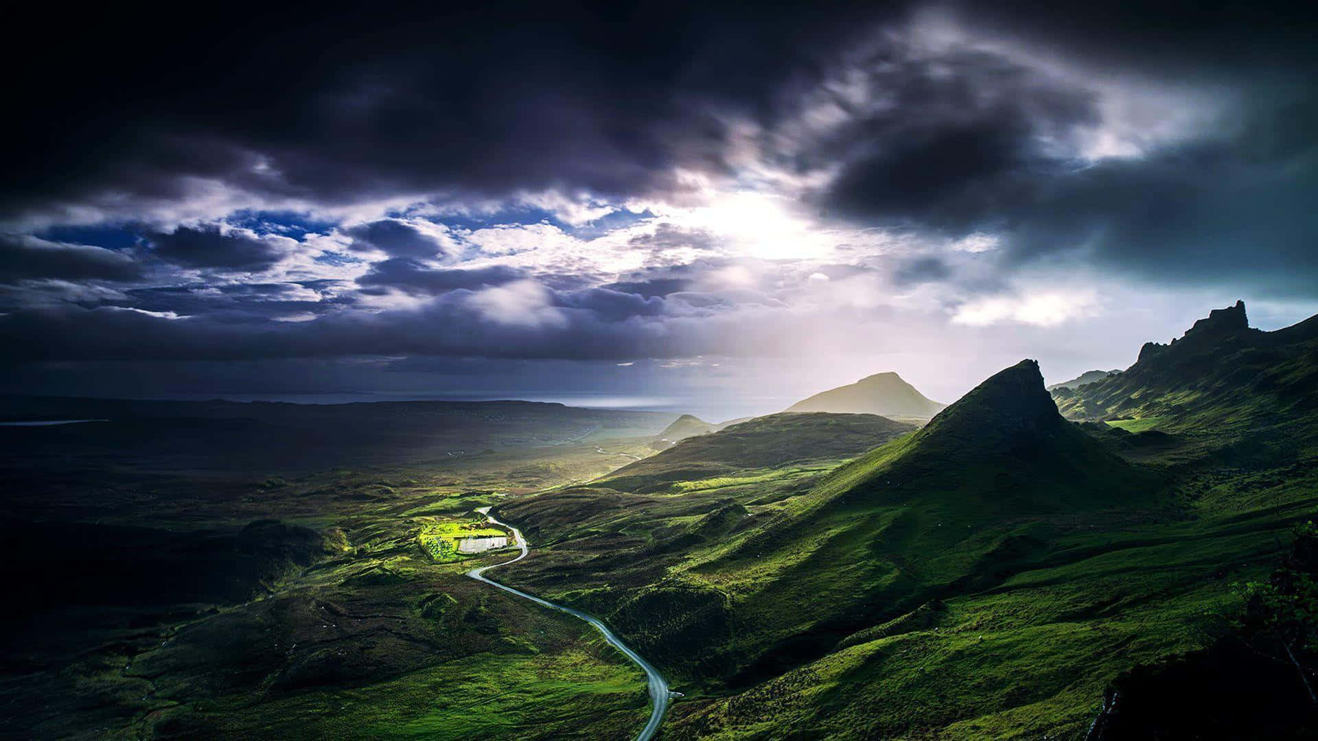 Splendor Of The Scottish Highlands. Wallpaper
