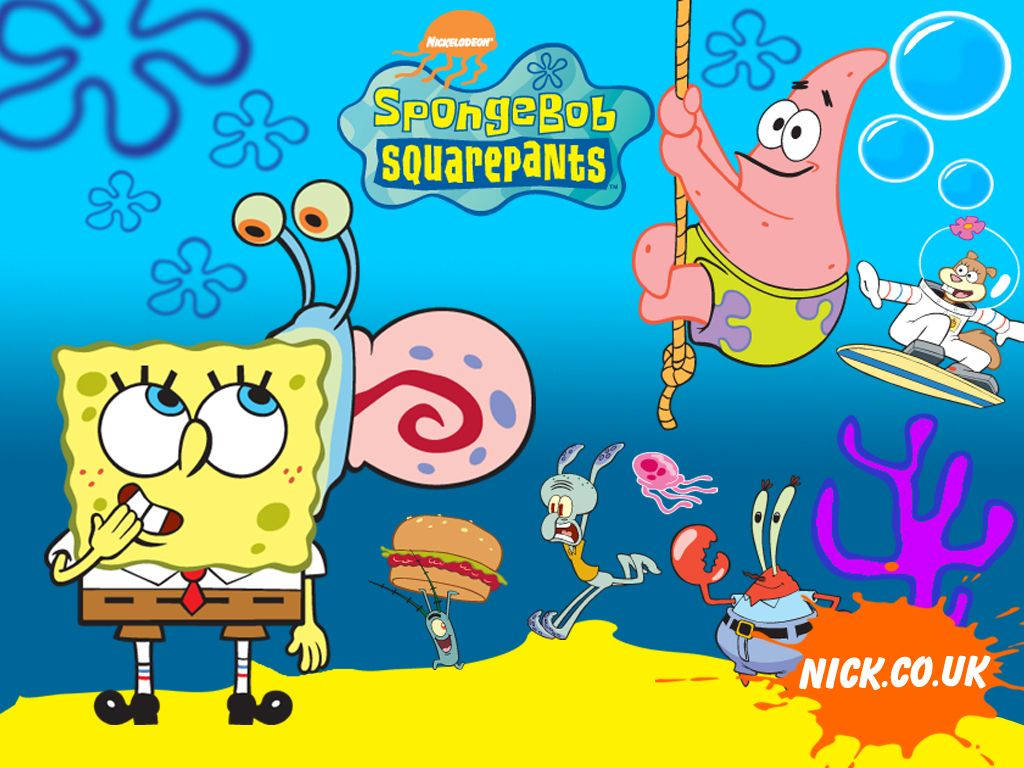 Spongebob And Friends Wallpaper