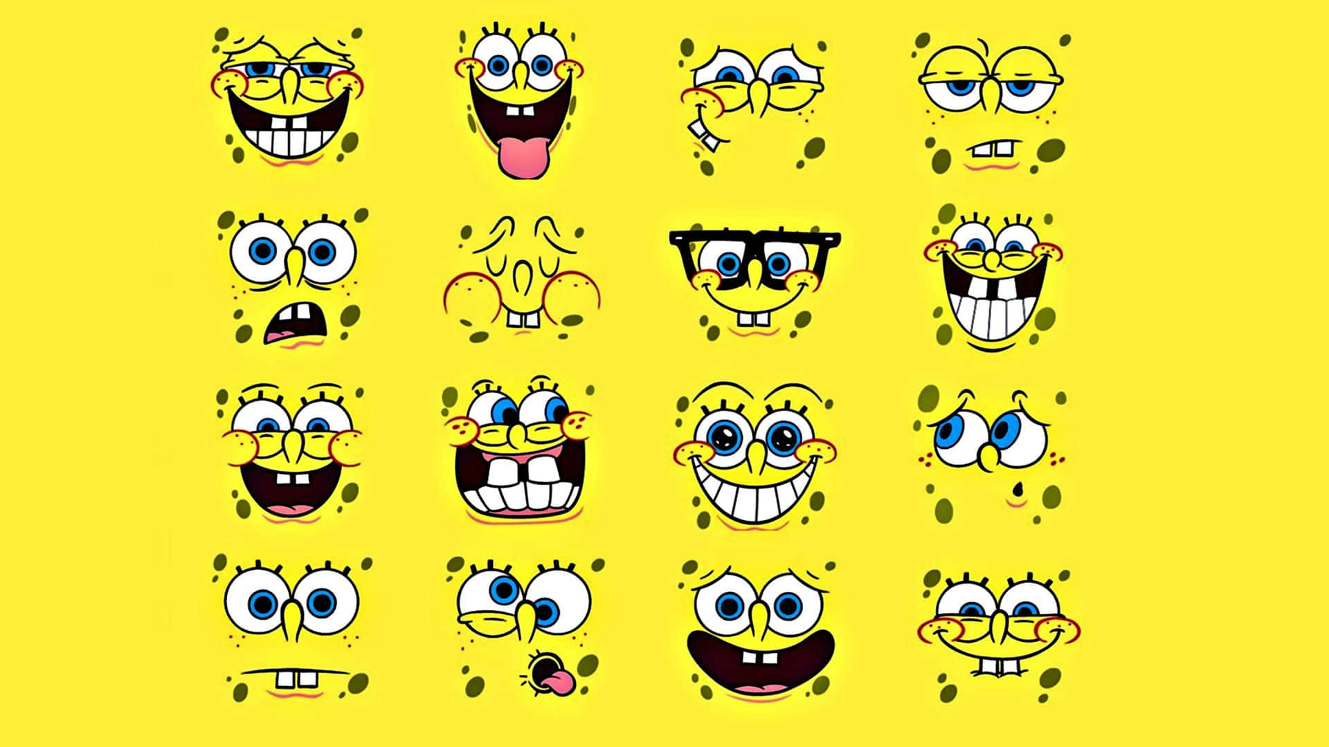 Spongebob's Desktop Ready For A Day Of Fun Wallpaper