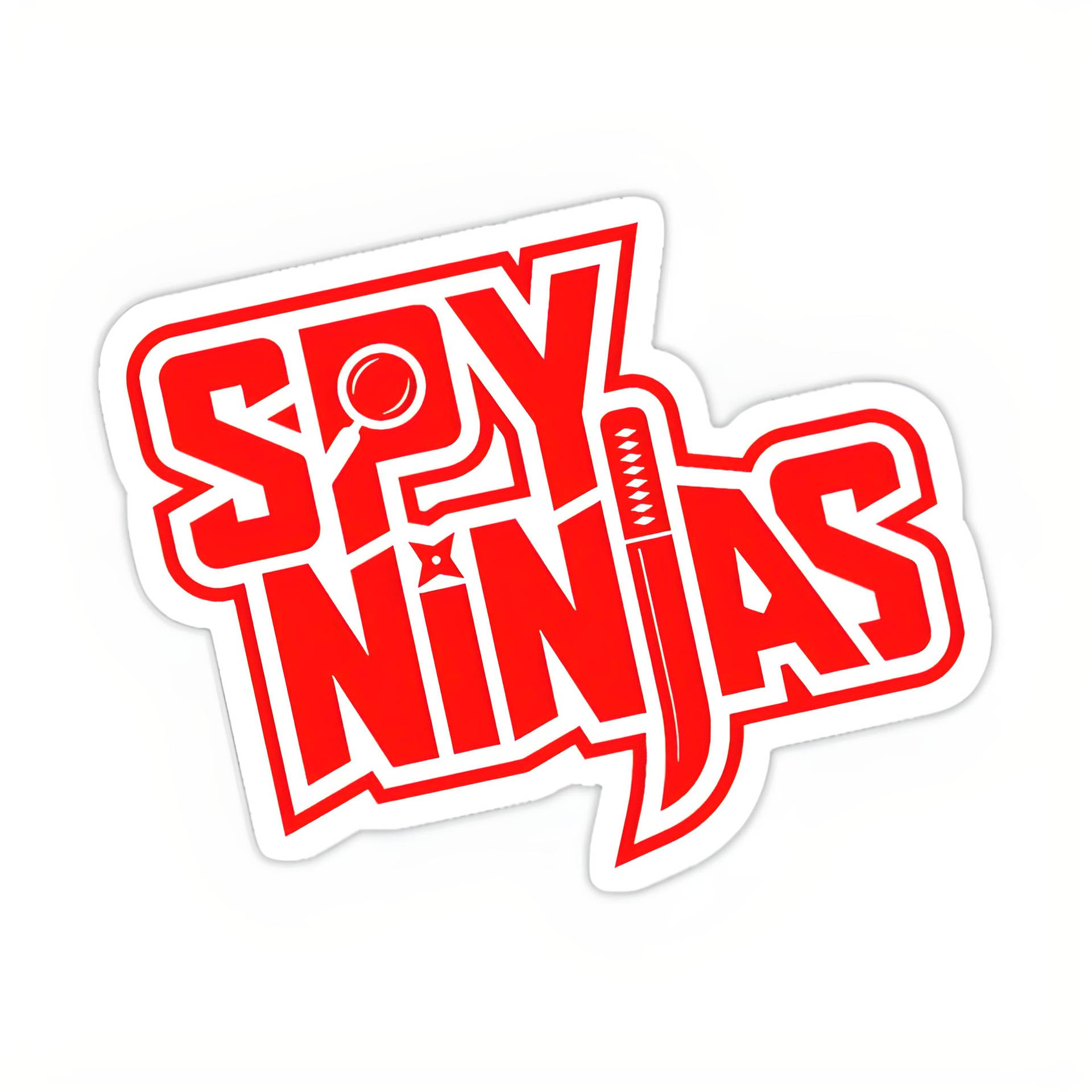 Spy Ninja Red Logo Wallpaper