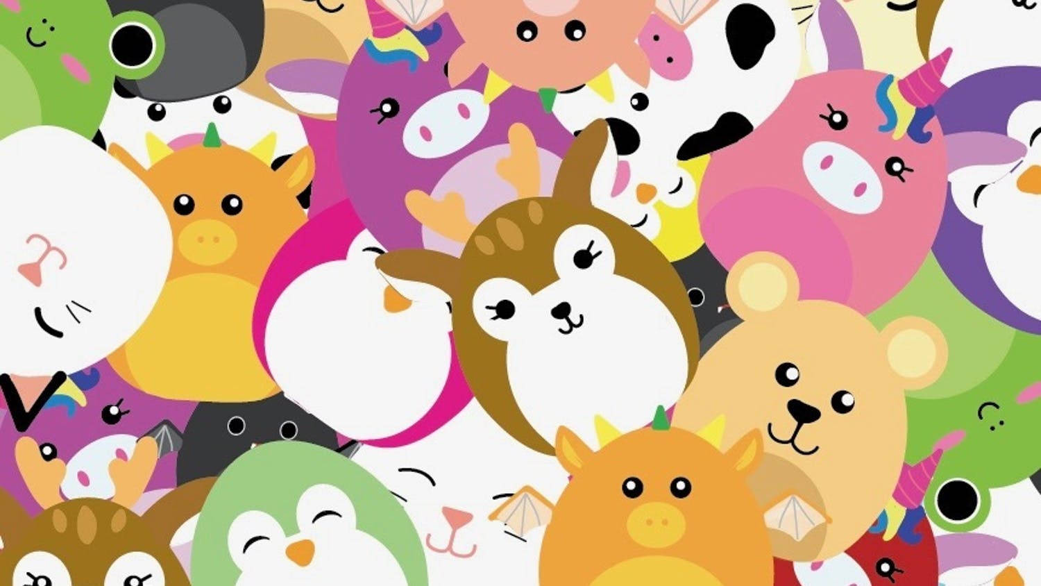 Squishmallows Characters Digital Cartoon Wallpaper