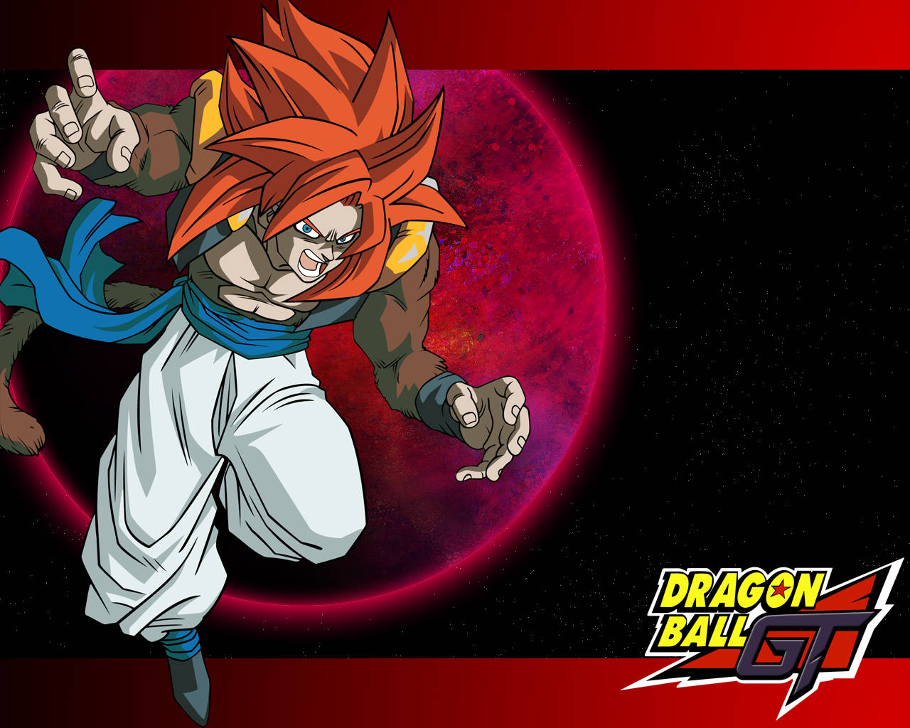 Ssj4 Gogeta Red Planet Wallpaper