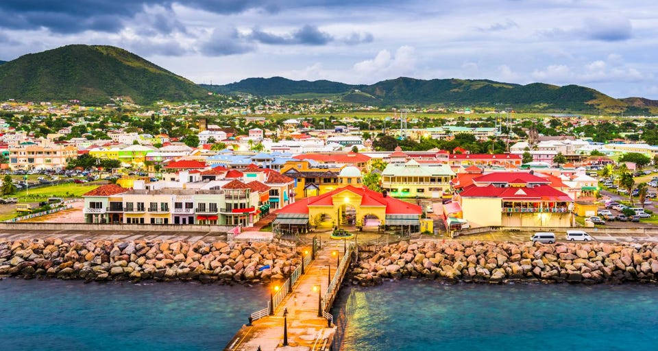 St Kitts And Nevis Skyline Wallpaper