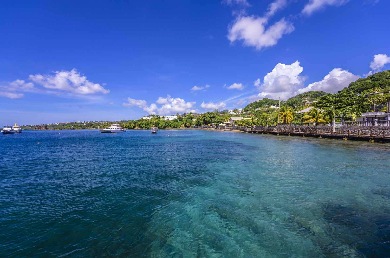 St Vincent And The Grenadines Calm Sea Wallpaper