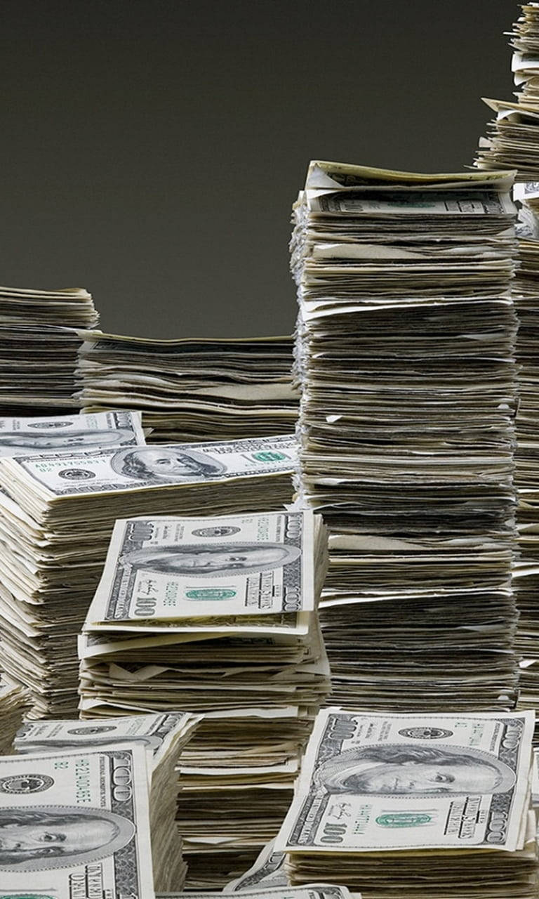 Stacks Of Money Iphone Wallpaper