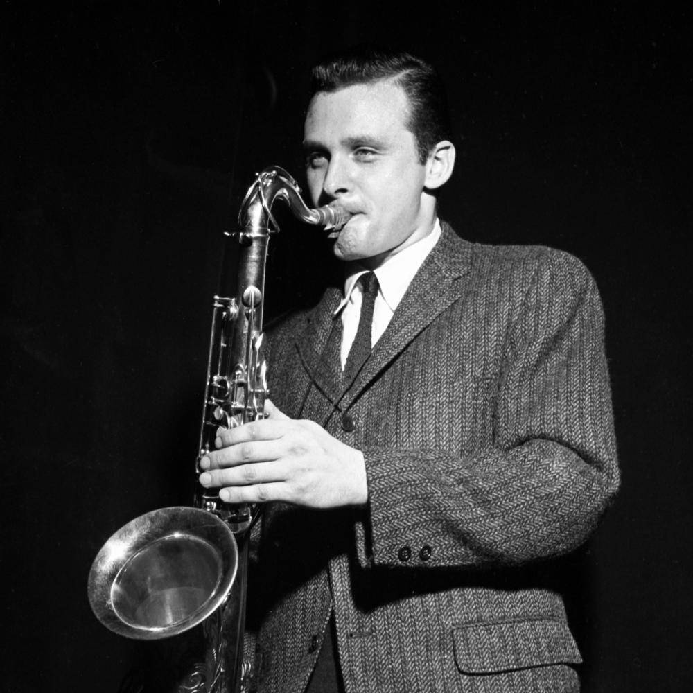 Stan Getz Playing At Brooklyn Paramount Wallpaper