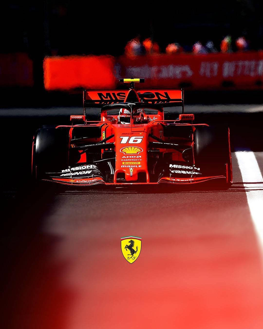 Star Of The Track, Charles Leclerc Wallpaper