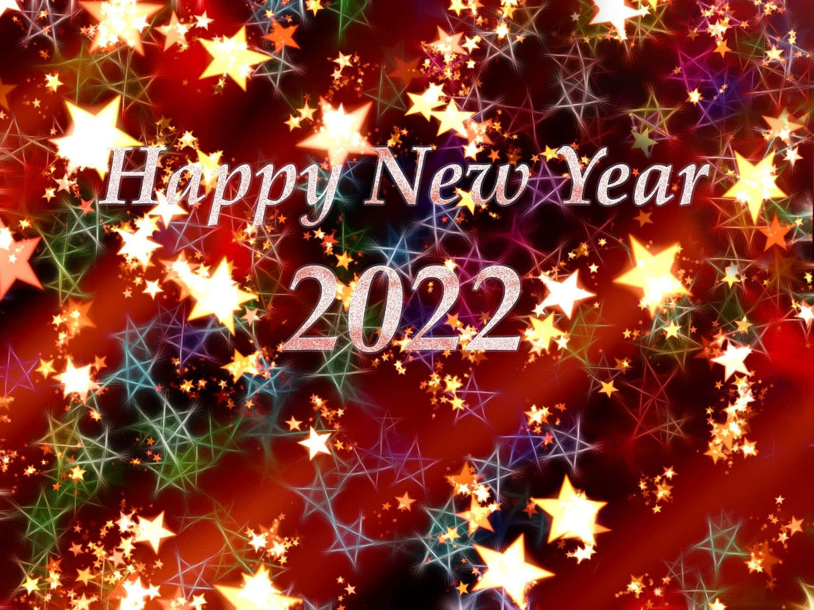 Starry New Year 2022 Wallpaper