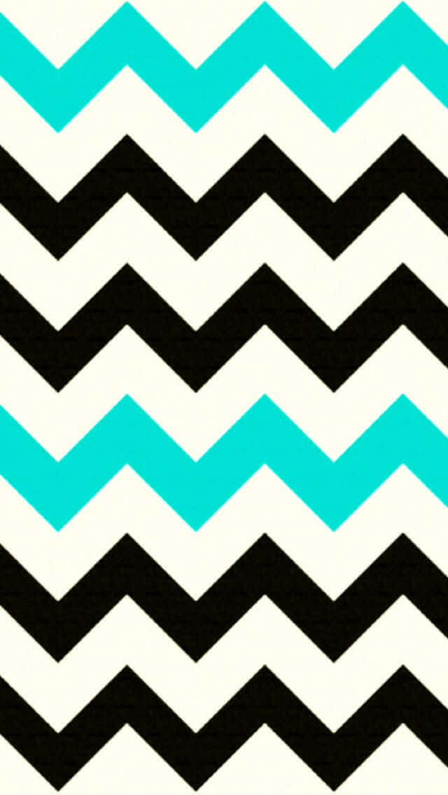 Stay Connected With This Stylish Chevron Iphone Wallpaper