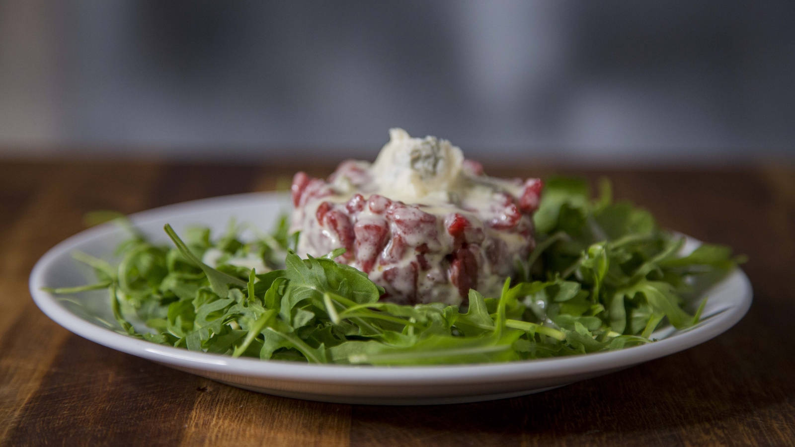 Steak Tartare With Cheese Wallpaper