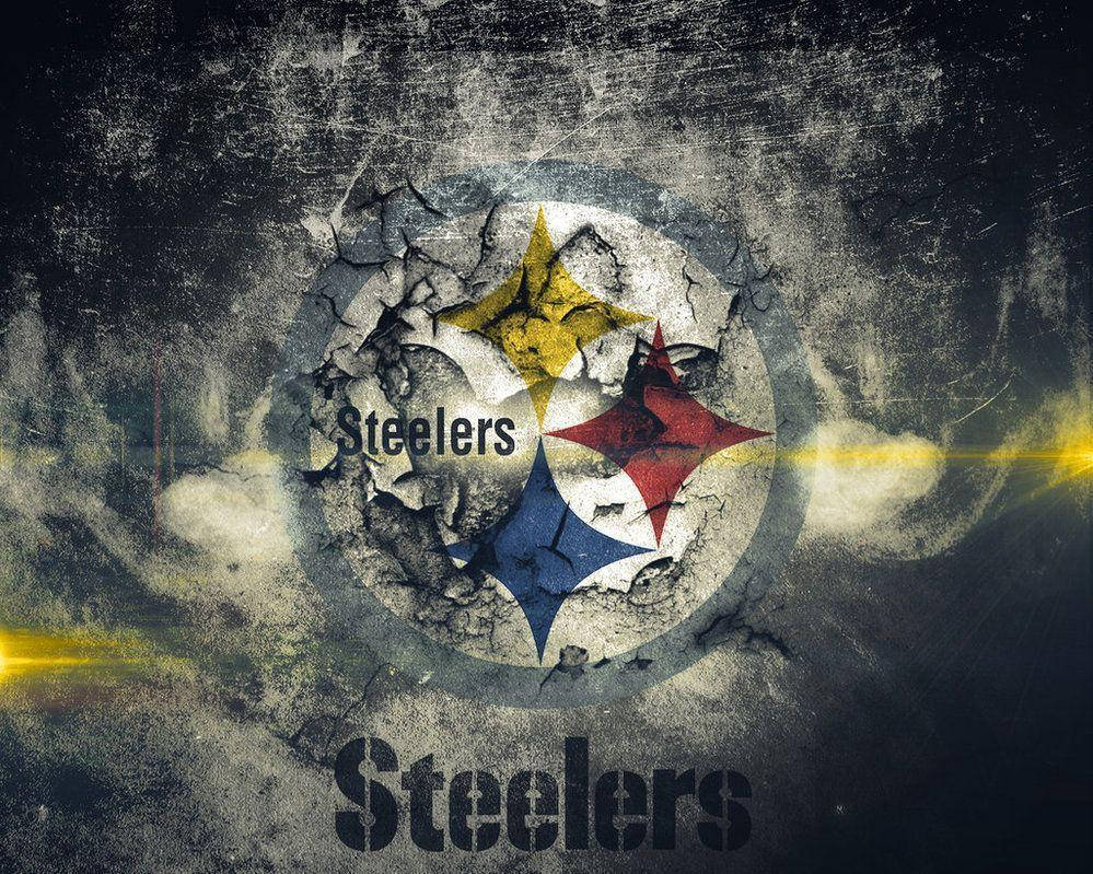 Steelers Broken Surface Pattern Wallpaper