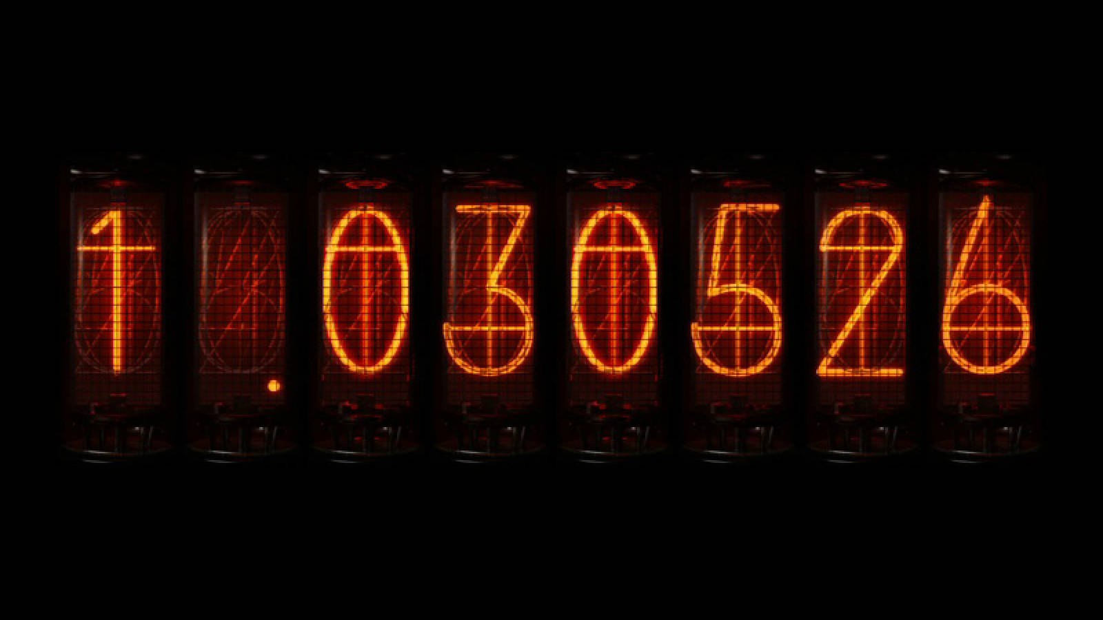Steins Gate Digital Countdown Timer Wallpaper
