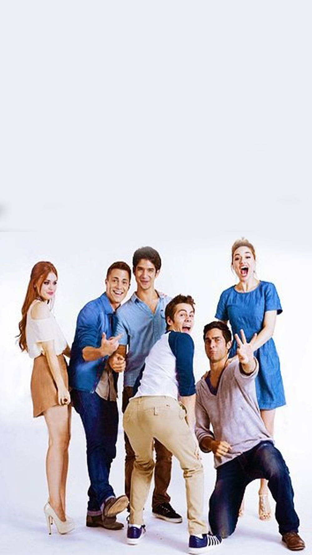 Stellar Cast Of Teen Wolf At Comicon 2011 Wallpaper