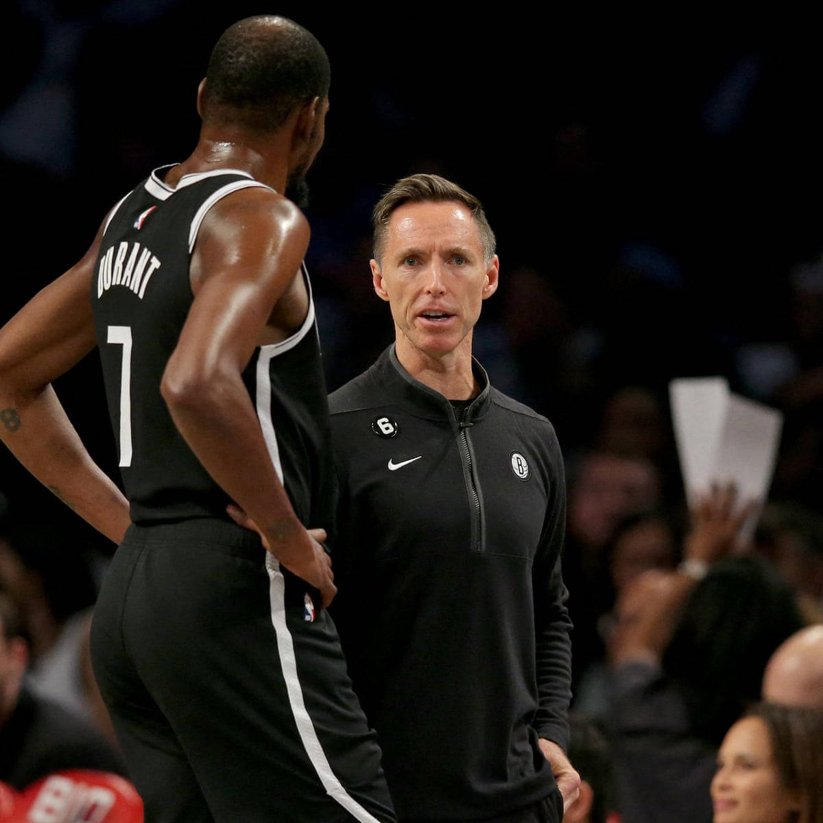 Steve Nash Coaching Kevin Durant Wallpaper