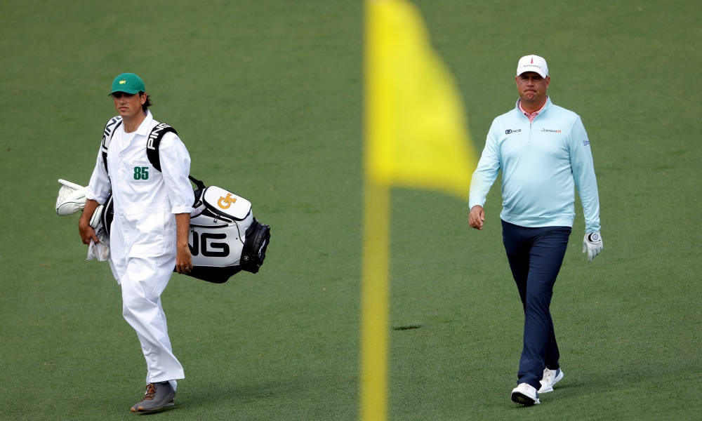 Stewart Cink Walking With Reagan Cink Wallpaper