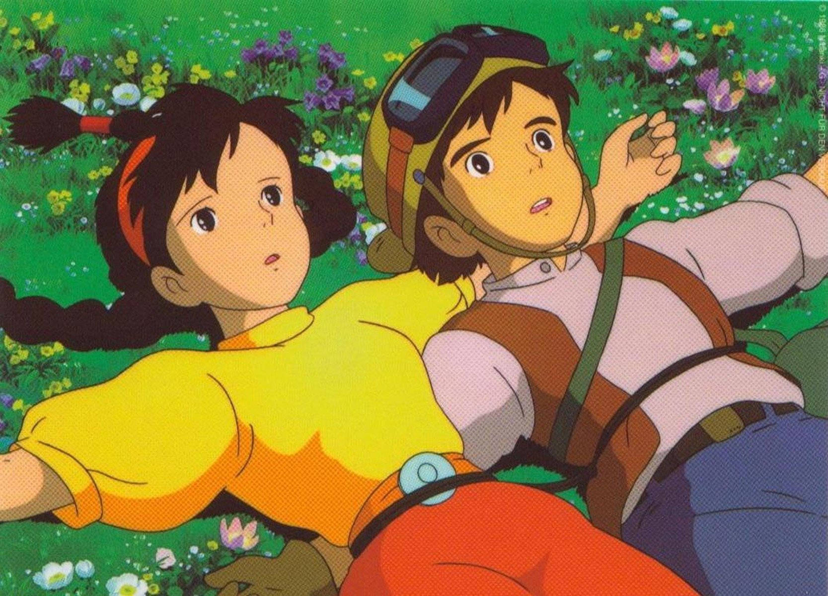 Studio Ghibli Desktop Sheeta And Pazu Wallpaper