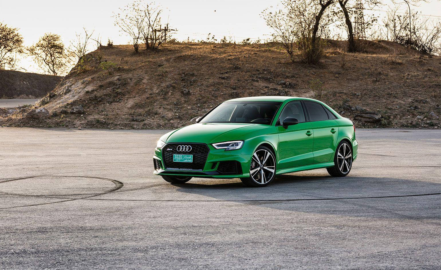 Stunning 2017 Green Audi Rs 3 In High Definition Wallpaper