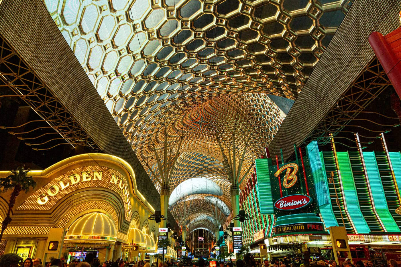 Stunning 3d Graphics Fremont Street Wallpaper