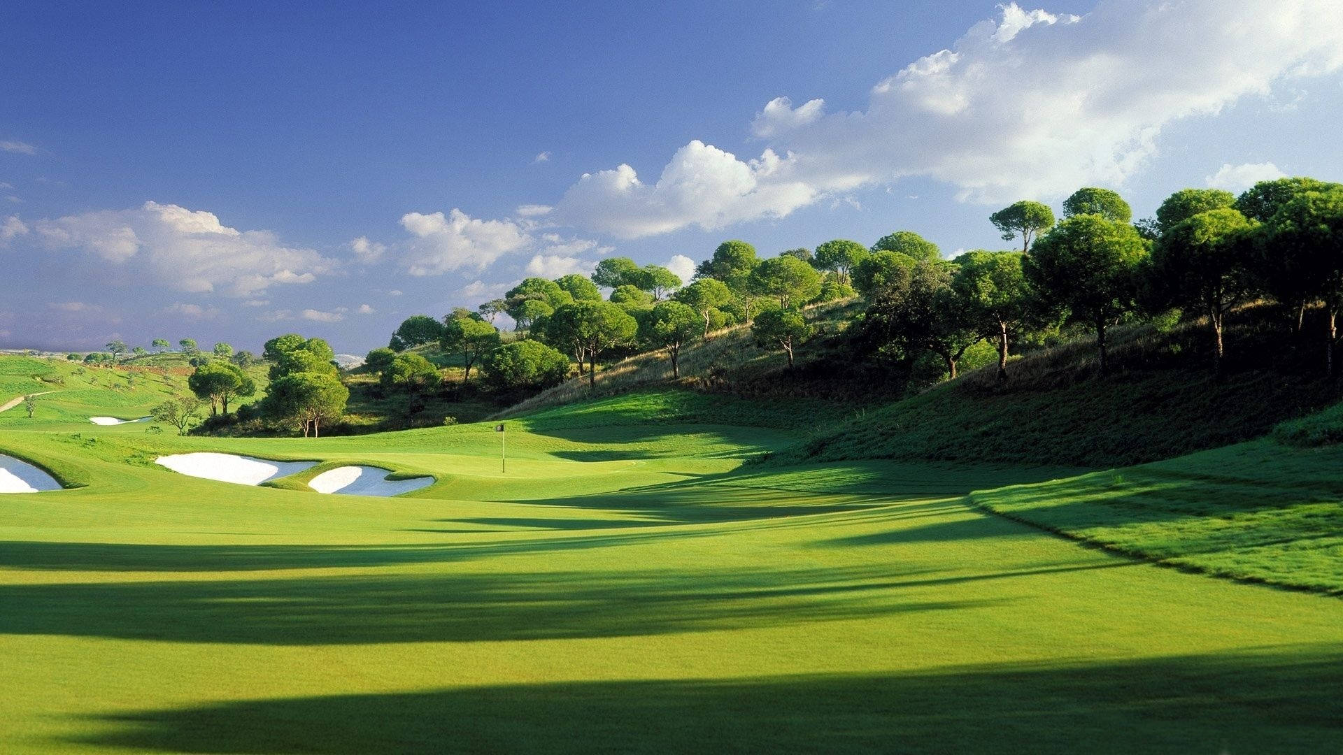 Stunning View Of Monte Rei Golf Course Wallpaper