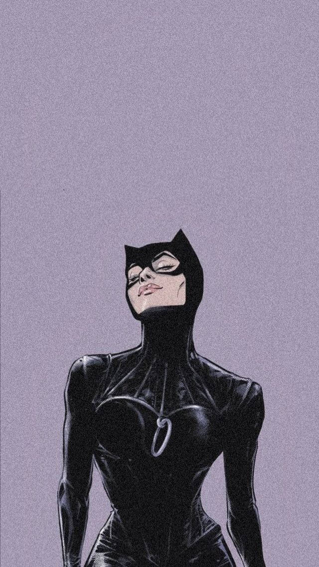 Stylish Dc Superhero Catwoman Wallpaper